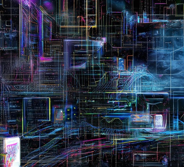 未来科技壁纸，动态设计与图文并茂